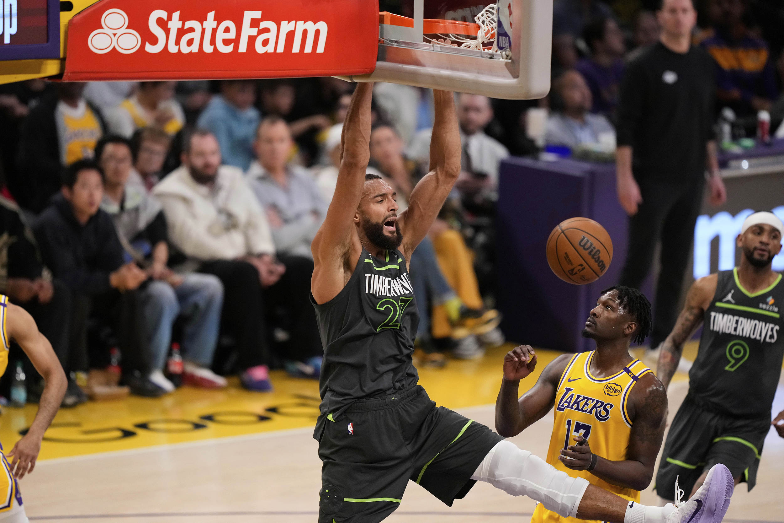 NBA季后赛第一轮战罢，湖人挺进西部半决赛